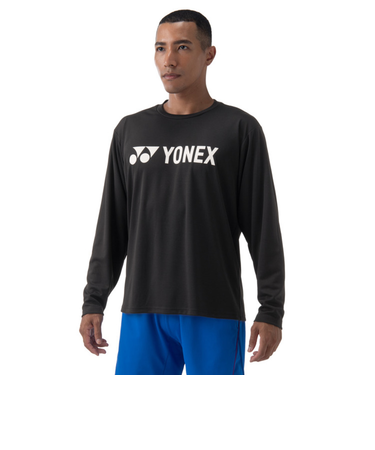 ヨネックス（YONEX）テニスウェア ユニ長袖Tシャツ 16802-007 速乾 UVカット