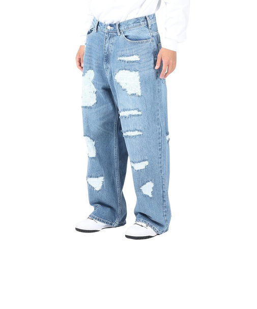 エクストララージ（XLARGE）BAGGY デニムパンツ 101241031006-LtINDIGO