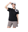 ドライプラス プリント メッシュ Tシャツ CT4S0054-TR864-GRCD BLK