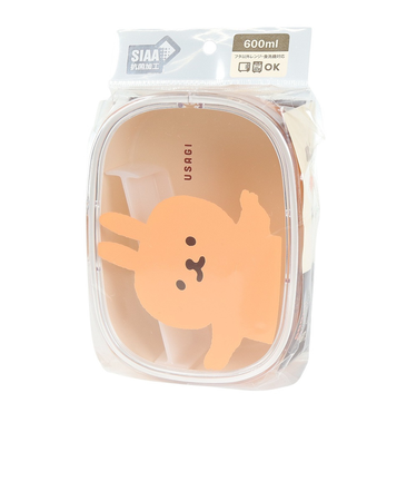 ムームーフレンズ 抗菌ワンタッチ ランチボックスM ももうさ 387012