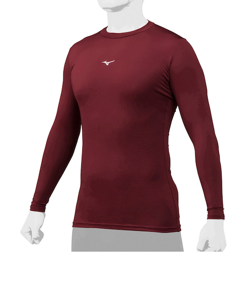 ミズノ（MIZUNO）野球 アンダーシャツ バイオギア ローネック 長袖 12JABC1163 速乾 UVカット
