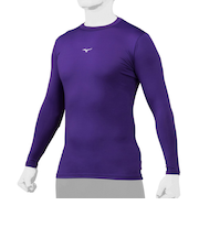 ミズノ（MIZUNO）野球 アンダーシャツ バイオギア ローネック 長袖 12JABC1167 速乾 UVカット