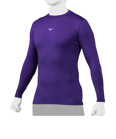 ミズノ（MIZUNO）野球 アンダーシャツ バイオギア ローネック 長袖 12JABC1167 速乾 UVカット