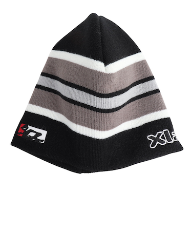 エクストララージ（XLARGE）SCRATCH LOGO STRIPED シングルビーニー 101241051005-BLACK