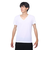 クー（Coo.）ドライプラス Vネック 半袖アンダーシャツ 891CO4GC0002 WHT 吸汗 速乾