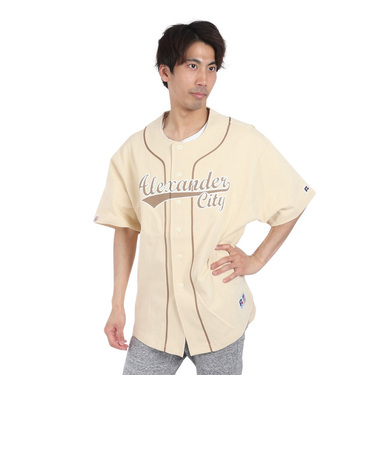 ラッセル（RUSSELL）ProCotton ベースボールシャツ RBM24S0005 BEG