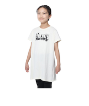 ロキシー（ROXY）MINI HUGGABLE Tシャツワンピース 24SPTST241119WHT