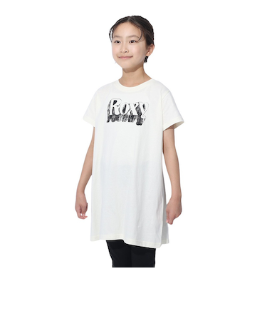 ロキシー（ROXY）MINI HUGGABLE Tシャツワンピース 24SPTST241119WHT