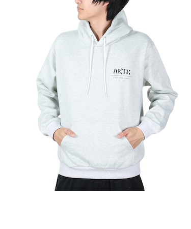 アクター（AKTR）バスケットボールウェア BREEZE ロゴ スウェット プルオーバーパーカー 221-063010 GY