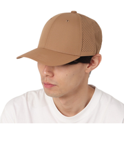 ヤックパック(YAK PAK)BIGレーザーカット メッシュキャップ YAK-PAK-24S002 BEG 熱中症対策