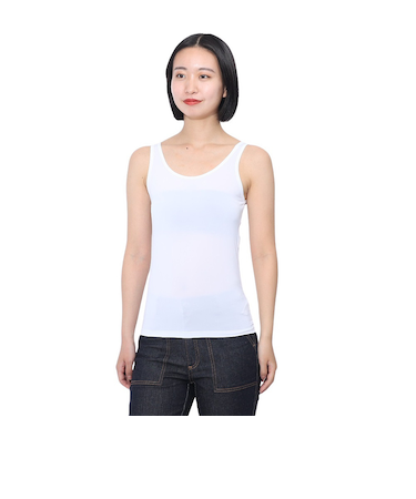 クー（Coo.）ドライプラス クール タンクトップ 892CO4GC0010 WHT 冷感