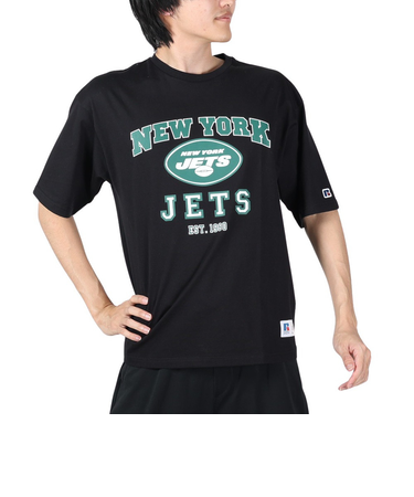 ラッセル（RUSSELL）NFLコラボ 半袖Tシャツ RBM24S0015 BKGR