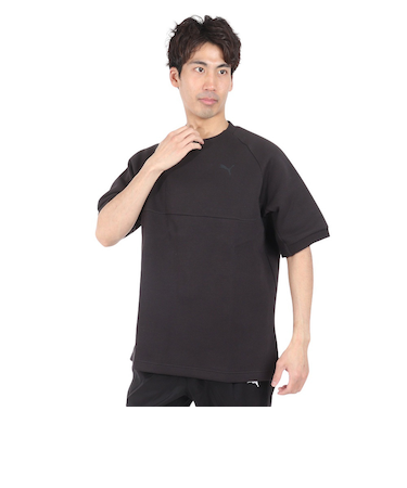 プーマ（PUMA）プーマ テック スウェット Tシャツ 半袖 DK 681840 01 BLK