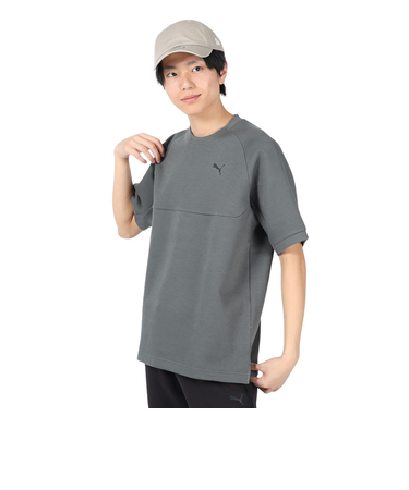 プーマ（PUMA）プーマ テック スウェット Tシャツ 半袖 DK 681840 80 GRY