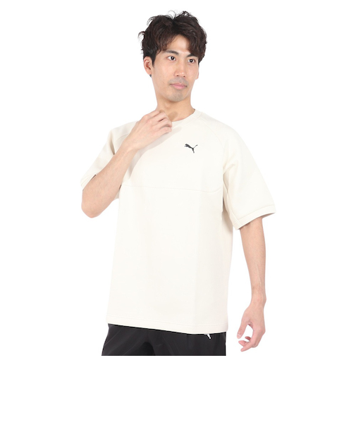 プーマ(PUMA)プーマ テック スウェット Tシャツ 半袖 DK 681840 87 BEG