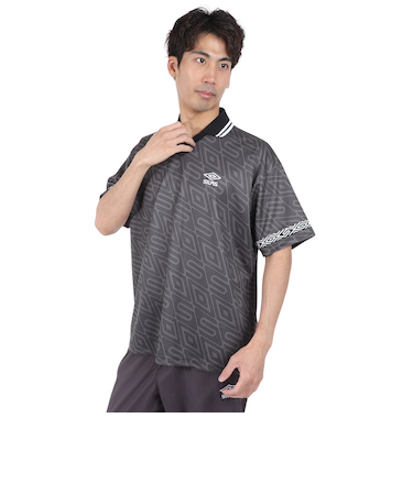 サイラス（SILAS）SILAS×UMBRO ゲームシャツ 110241014003-CHARCOAL