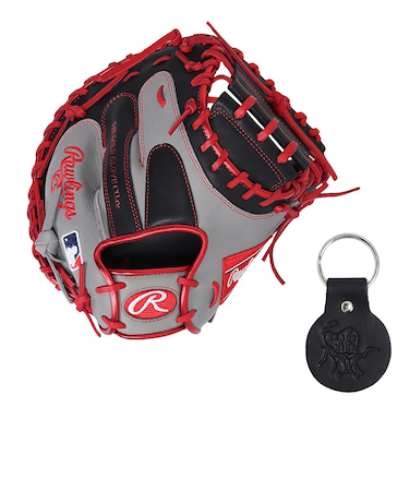 ローリングス（Rawlings）軟式用グラブ 捕手用 野球グローブ 一般 MLBカラーシンク GR4HM2AC-B/GRY