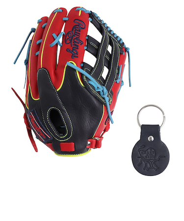 ローリングス（Rawlings）軟式用グラブ 外野手用 野球グローブ 一般 MLBカラーシンク GR4HMY795FW-N/SC