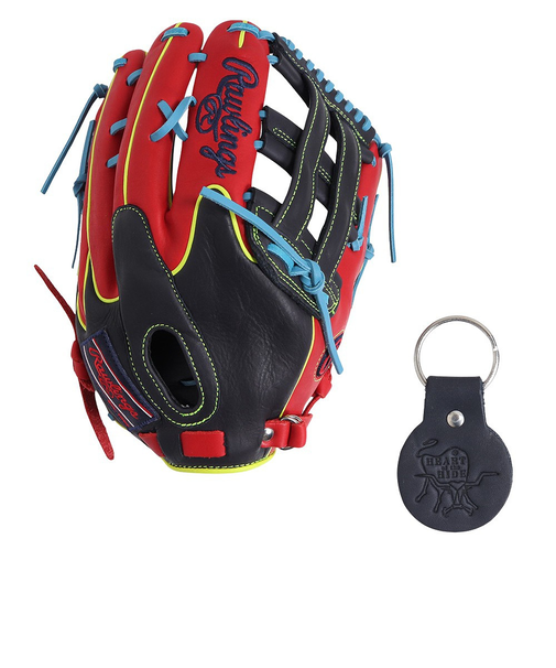 ローリングス（Rawlings）軟式用グラブ 外野手用 野球グローブ 一般 MLBカラーシンク GR4HMY795FW-N/SC