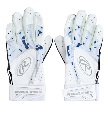 ローリングス（Rawlings）バッティング用 野球 ベクターカモ2 ハイパーグリップ 両手用 EBG24S05-W/SIL 速乾