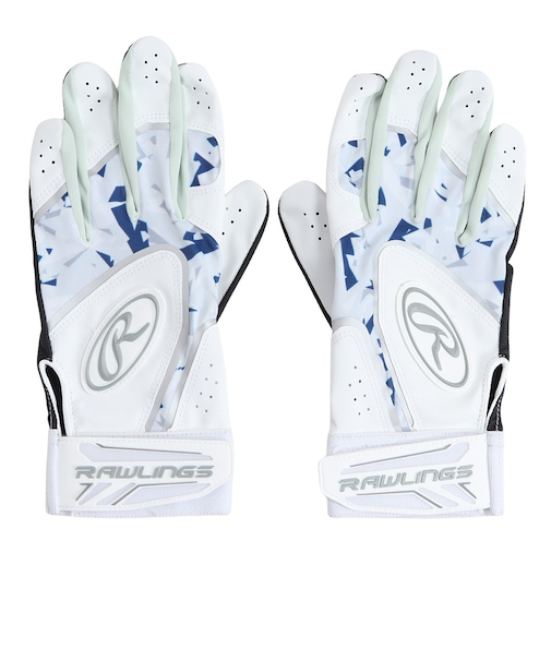 ローリングス（Rawlings）バッティング用 野球 ベクターカモ2 ハイパーグリップ 両手用 EBG24S05-W/SIL 速乾