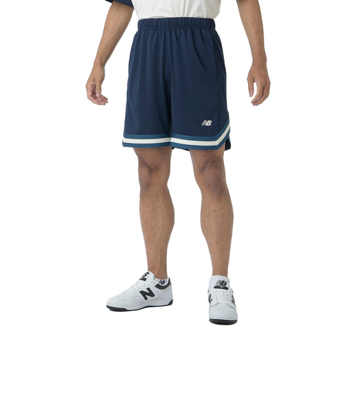 ニューバランス（new balance）バスケットボールウェア リブラインショーツ AMS45077TNV 速乾