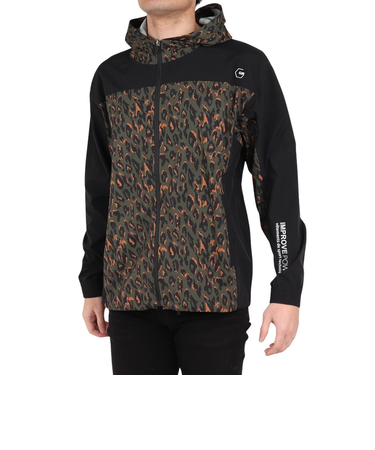 絶耐撥水 UV WOVEN PT フーディージャケット SW4S0077-TR860-GRSD BKXBR