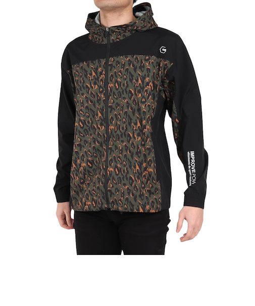 絶耐撥水 UV WOVEN PT フーディージャケット SW4S0077-TR860-GRSD BKXBR