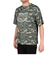 ドライプラスクール SHINE BLOCK メッシュ半袖Tシャツ CT4S0016-TR863-GRSD KHK