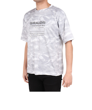 ドライプラスクール SHINE BLOCK メッシュ半袖Tシャツ CT4S0016-TR863-GRSD WHT