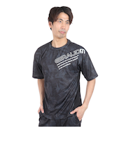 ドライプラスクール SHINE BLOCK メッシュ半袖Tシャツ CT4S0017-TR863-GRSD BLK