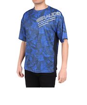 ドライプラスクール SHINE BLOCK メッシュ半袖Tシャツ CT4S0017-TR863-GRSD NVY