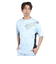 ドライプラスクール SHINE BLOCK メッシュ半袖Tシャツ CT4S0017-TR863-GRSD SAX