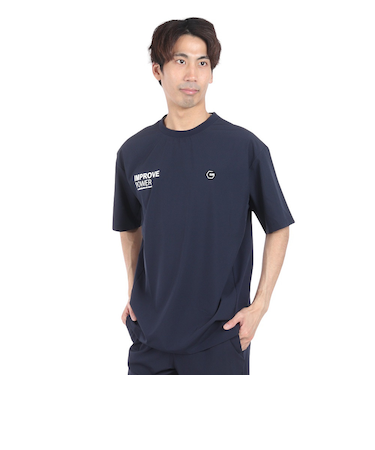絶耐撥水 UV WOVEN 半袖Tシャツ CT4S0074-TR863-GRSD NVY
