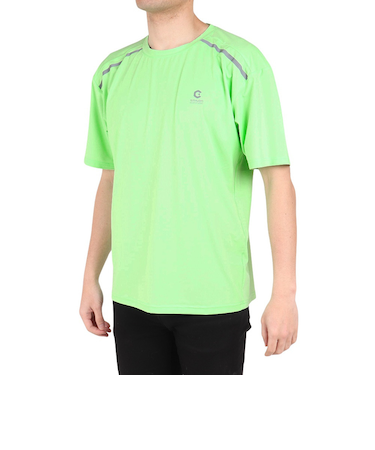 ワッフルメッシュ半袖Tシャツ CT4S0092-TR863-GRGC GRN