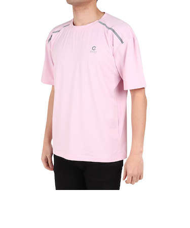 ワッフルメッシュ半袖Tシャツ CT4S0092-TR863-GRGC PNK