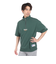 ラッセル（RUSSELL）16/-OE ハーフジップ 半袖スウェットシャツ RBM24S0011 DGRN