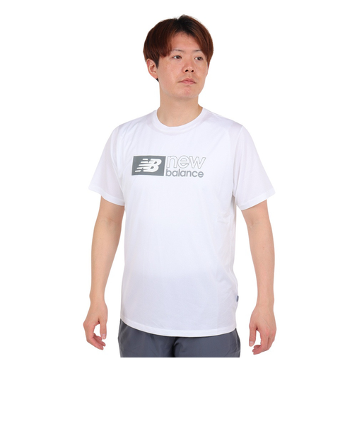 ニューバランス(new balance)パフォーマンスグラフィック 半袖Tシャツ AMT41000WT