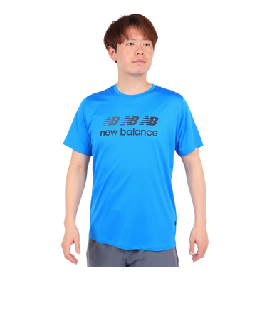 ニューバランス（new balance）パフォーマンスグラフィック 半袖Tシャツ AMT41001BUL