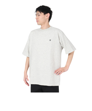 ハーレー（HURLEY）テリー オーバーサイズド トライバル ロゴ半袖スウェット MKT2411022-AGHT