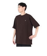 ハーレー（HURLEY）テリー オーバーサイズド トライバル ロゴ半袖スウェット MKT2411022-CFB
