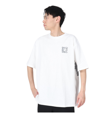 ハーレー（HURLEY）オーバーサイズド レオパード ビッグ ロゴ半袖Tシャツ MSS2411023-WHT