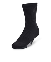 アンダーアーマー(UNDER ARMOUR)バスケットボール ソックス カリー アーマードライ プレーメーカー ミッドクルーソックス 1376231 002