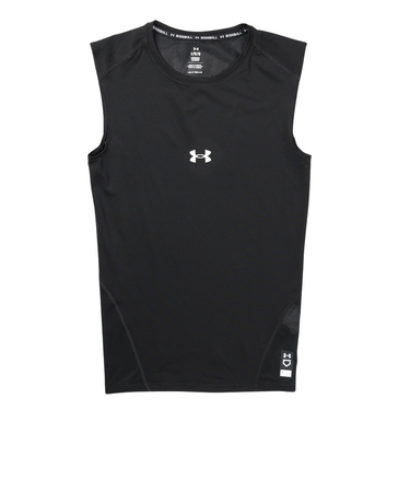 アンダーアーマー(UNDER ARMOUR)野球 ヒートギアアーマー コンプレッション スリーブレス クルーネック アンダーシャツ 1384730 001 速乾