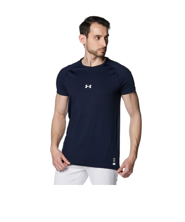 アンダーアーマー（UNDER ARMOUR）野球 ヒートギアアーマー コンフォートフィッティド 半袖クルーネック アンダーシャツ 1384732 410 速乾