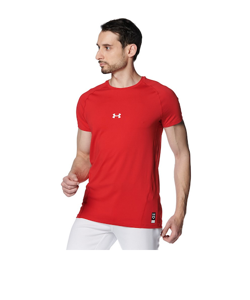 アンダーアーマー（UNDER ARMOUR）野球 ヒートギアアーマー コンフォートフィッティド 半袖クルーネック アンダーシャツ 1384732 600 速乾