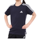アディダス（adidas）キッズ エッセンシャルズ プラス レギュラーフィット スリーストライプス 半袖Tシャツ KWF30-JE1697