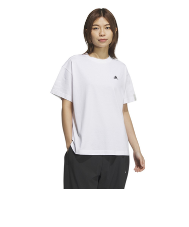 アディダス（adidas）エッセンシャルズ プラス スモールロゴ 半袖Tシャツ KVF87-JF1428