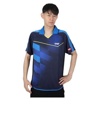 ティーエスピー(TSP)卓球ウエア シャツ スクエアグラデシャツ 031418 0100