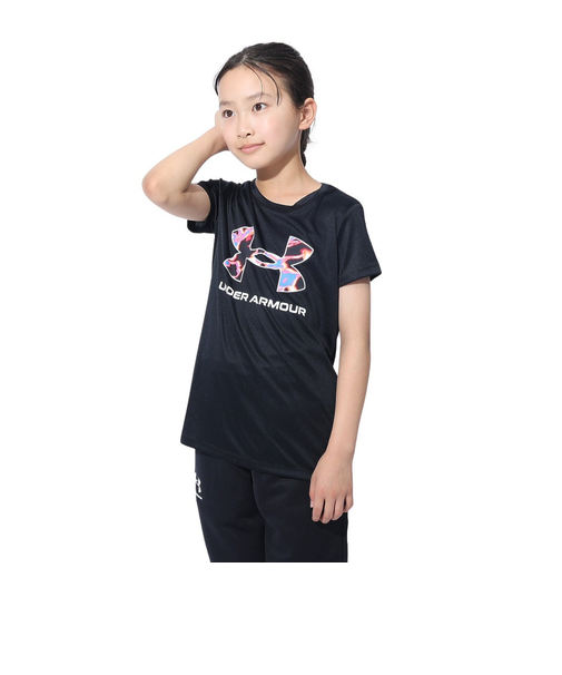 アンダーアーマー(UNDER ARMOUR)テック プリント ビッグロゴ 半袖Tシャツ 1377016 005